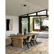 Talis Linear Pendant Ceiling Light in Black