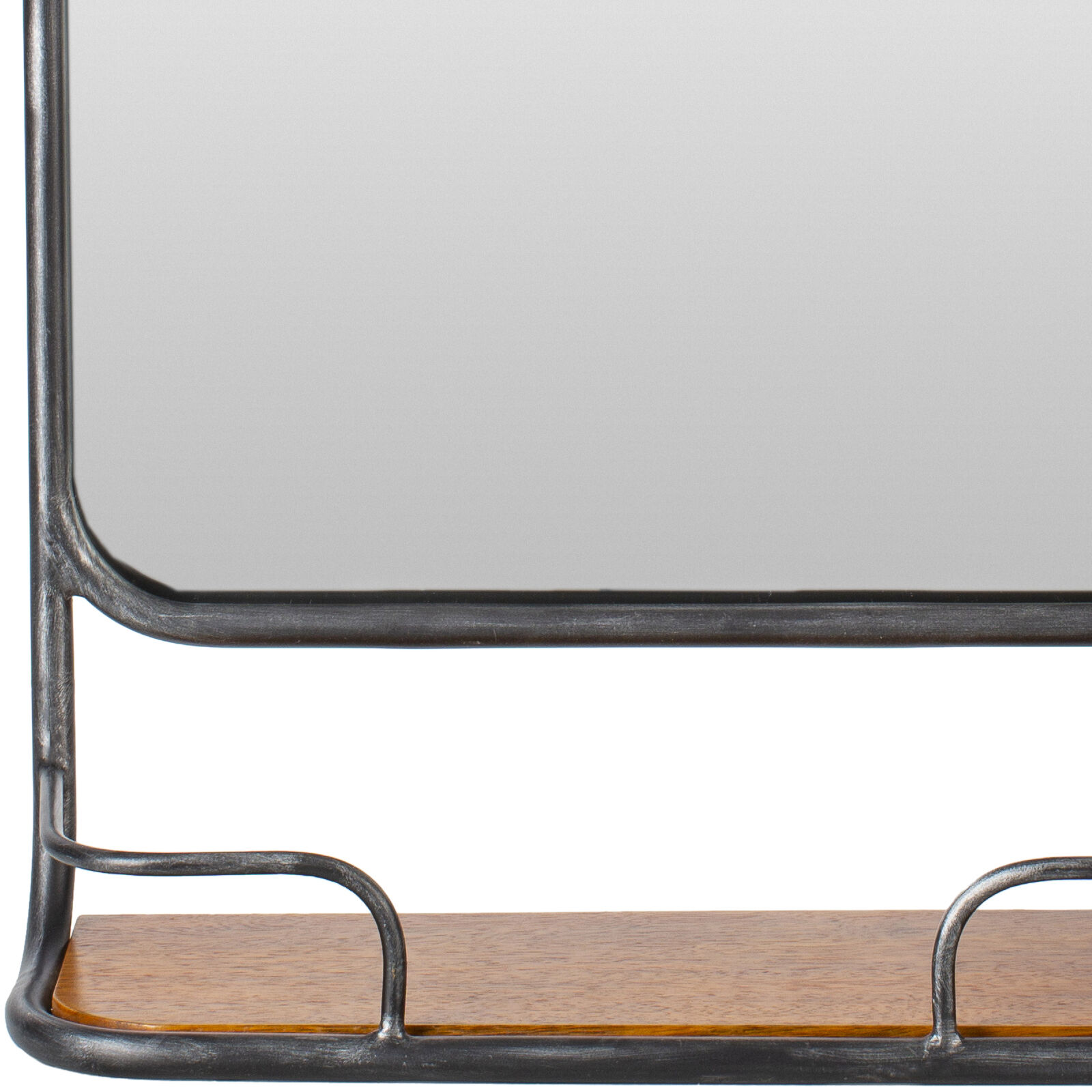 Carter 28 X 18 inch Light Grey Mirror, Rectangle