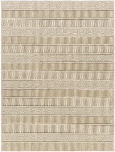 Rockport 120 X 94 inch Ivory Outdoor Rug, Rectangle