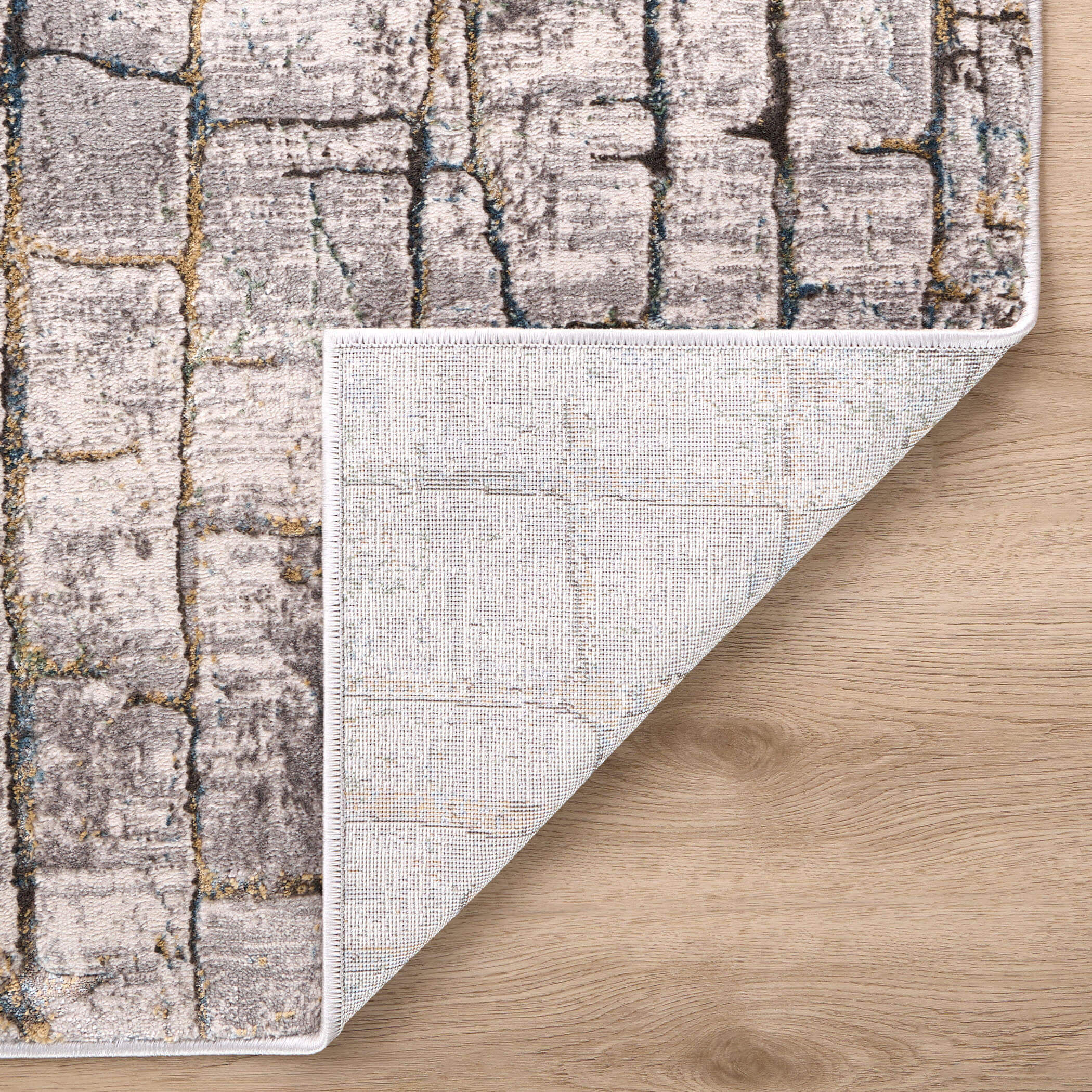 Adara 94 X 32 inch Mineral Tones Rug in 2 x 8