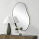 Jane 45.25 X 30 inch Matte Black Wall Mirror