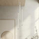 Motif LED 5.5 inch Chrome Multi-Pendant Ceiling Light