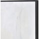 Tempest Abstract Off White with Black Framed Wall Art, II
