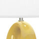 Fusion 27 inch 150 watt Sunset Yellow Table Lamp Portable Light