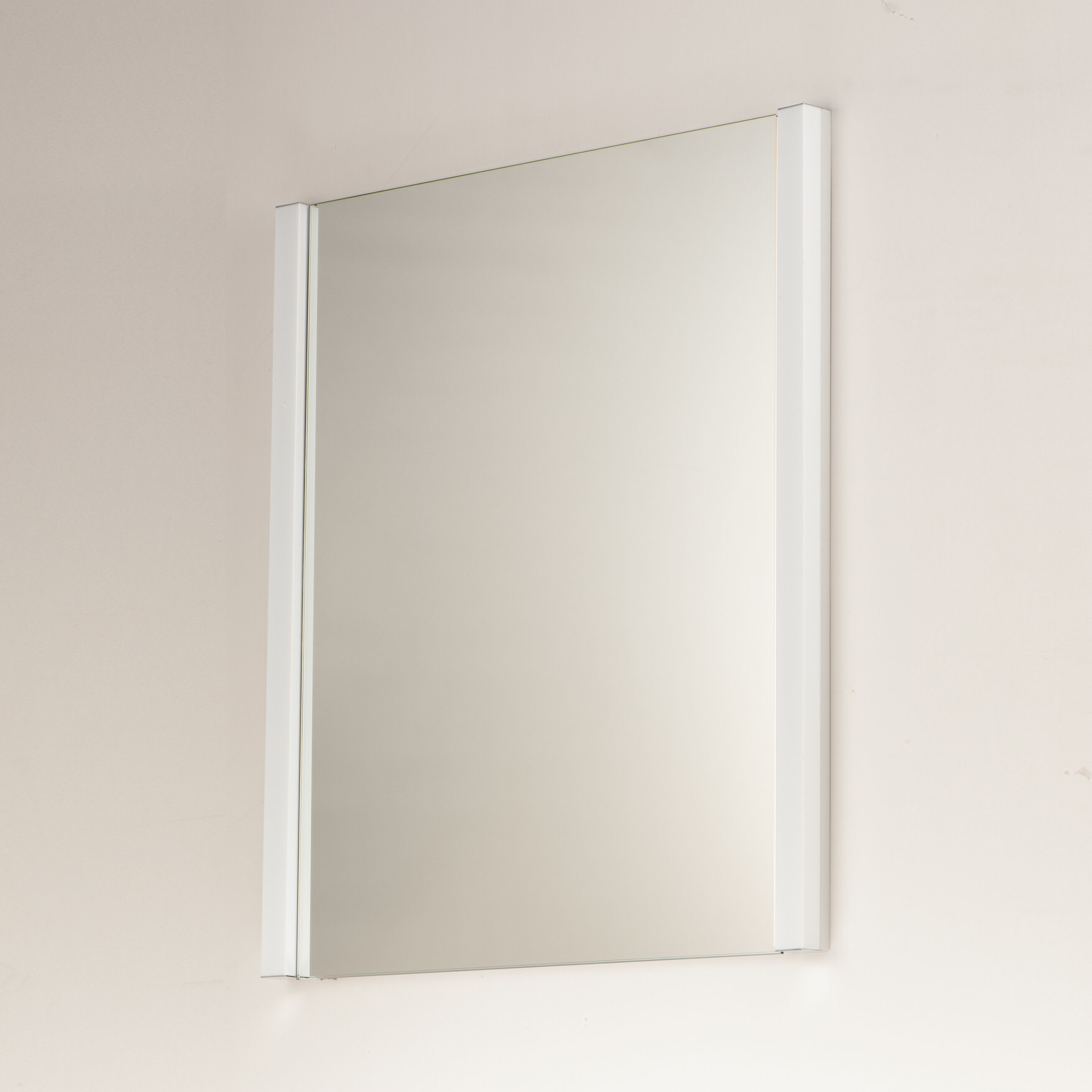 Luminance 36 X 32.75 inch Polished Chrome LED Wall Mirror