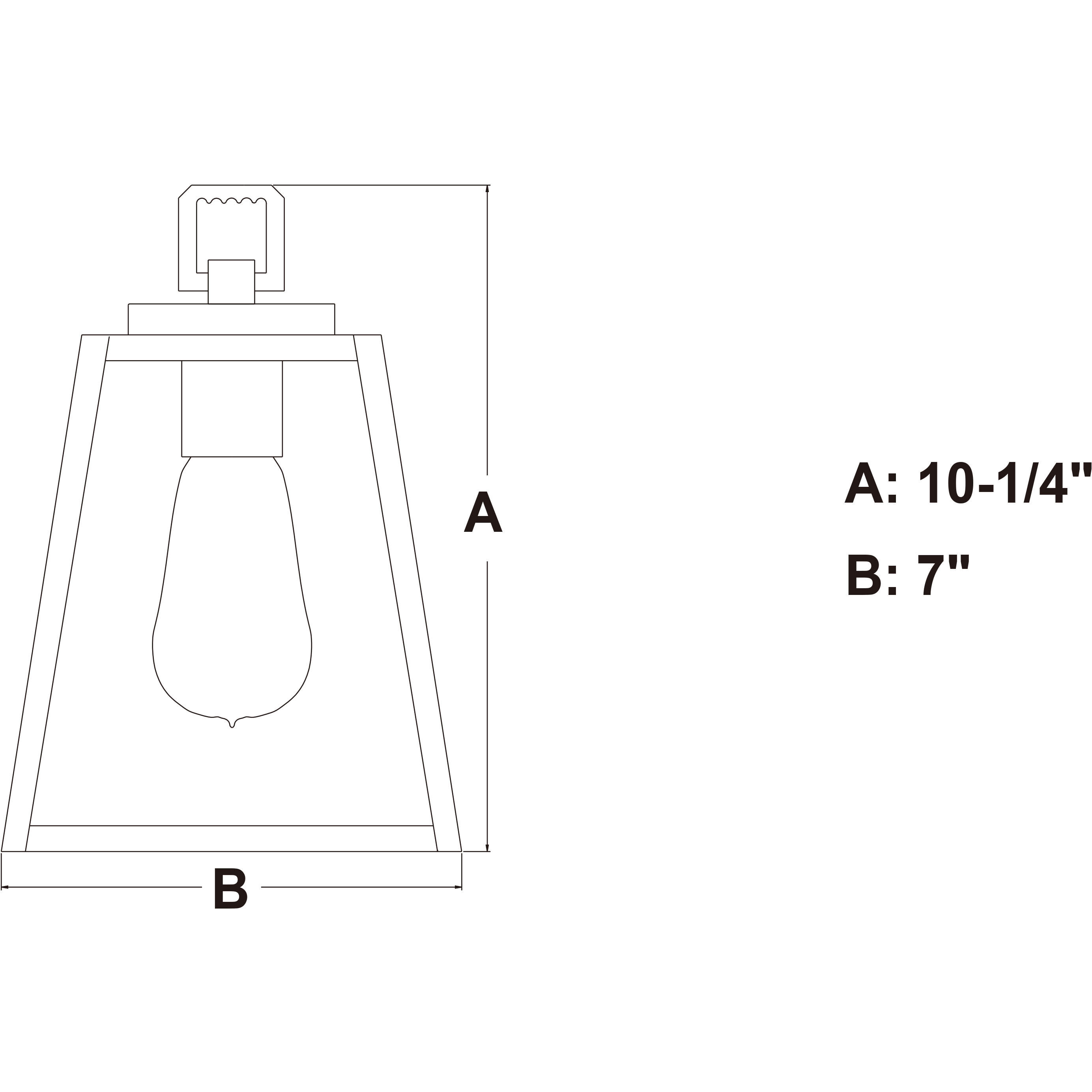 Grant LED 7 inch Black Mini Pendant Ceiling Light in Matte Black