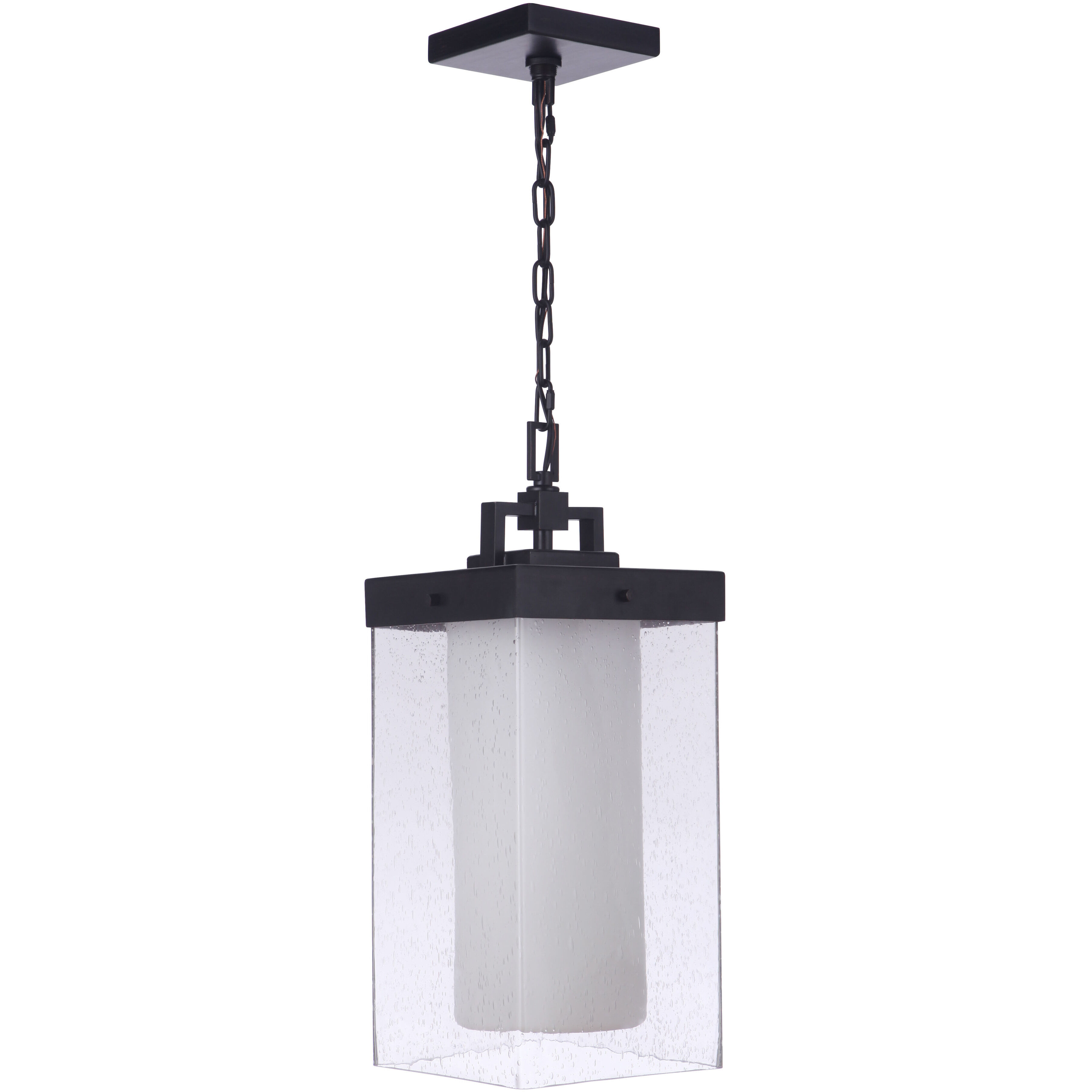 Hayner 1 Light 9 inch Midnight Outdoor Pendant
