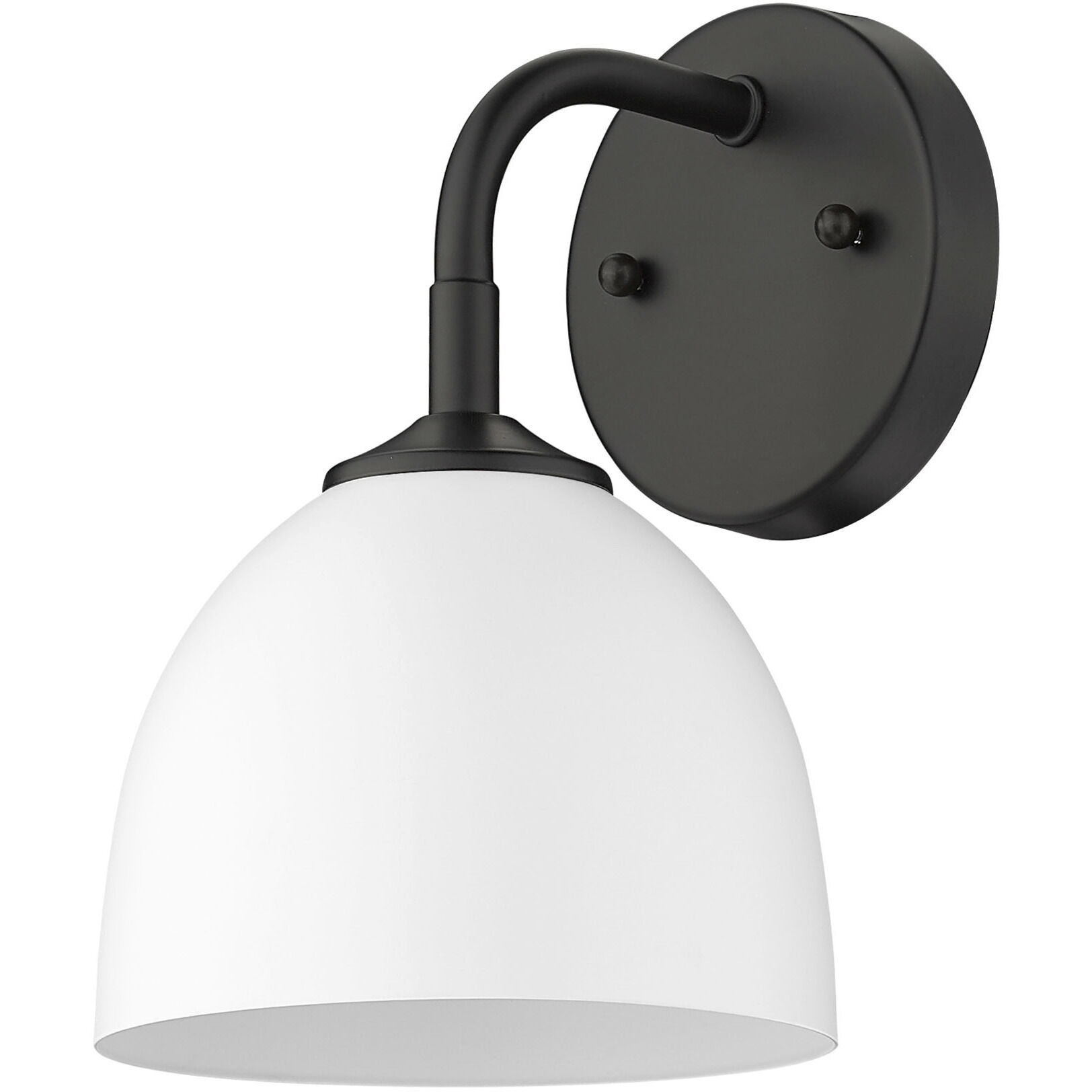 Yep Zoey 1 Light 6.38 inch Matte Black Wall Sconce Wall Light in Matte White