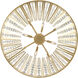 Fantania 8 Light 36 inch Champagne Gold Chandelier Ceiling Light