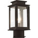 Princeton 1 Light 11 inch Bronze Outdoor Post Top Lantern