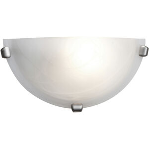 Mona 1 Light 12 inch Brushed Steel ADA Wall Sconce Wall Light