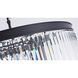 Canada 34 Light 36 inch Black Chandelier Ceiling Light