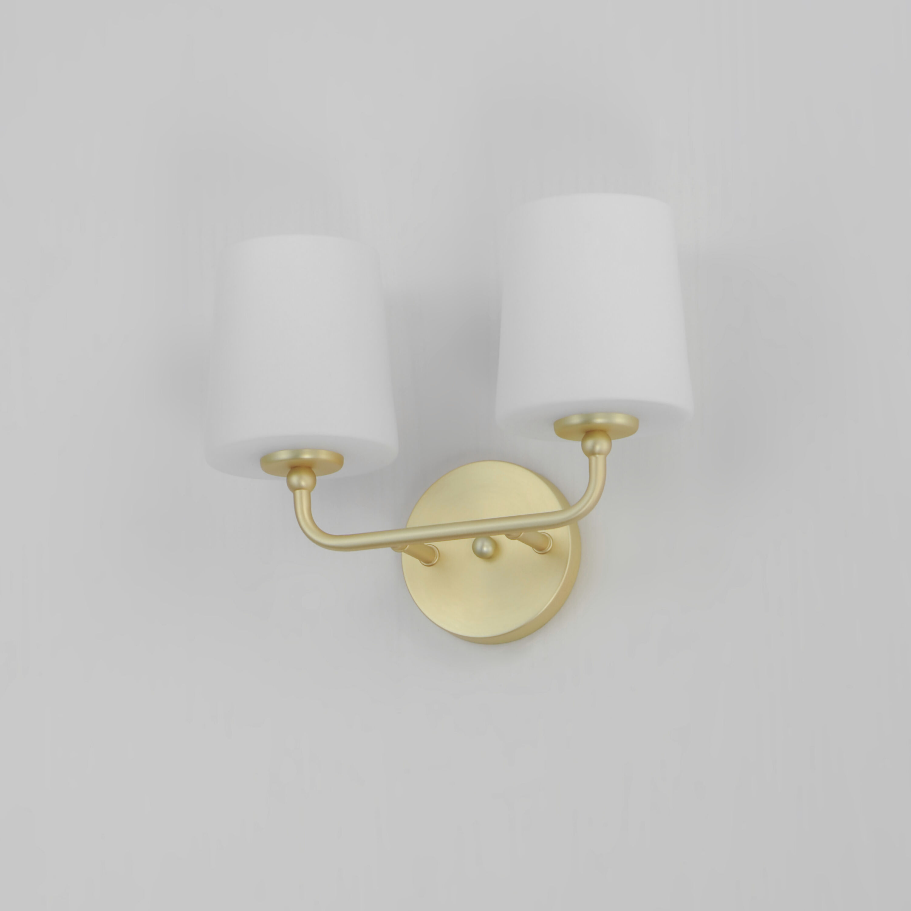 Bristol 2 Light 13 inch Satin Brass Wall Sconce Wall Light
