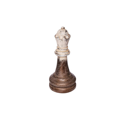 Magnesia Finial White and Gold Finial