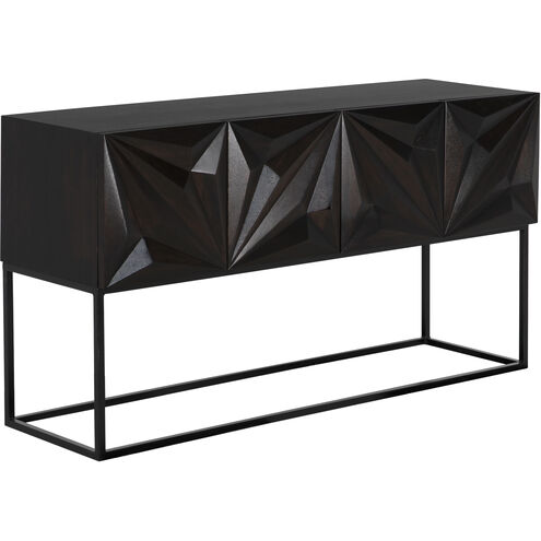 Zurich 60 X 19 inch Ebony Walnut Console