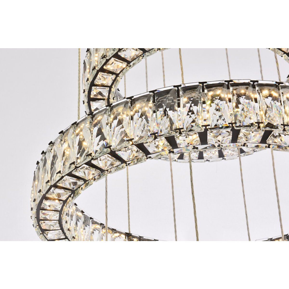 Monroe 5 Light 25 inch Black Chandelier Ceiling Light