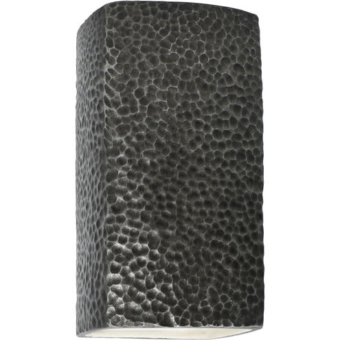 Ambiance LED 5.25 inch Hammered Pewter Wall Sconce Wall Light