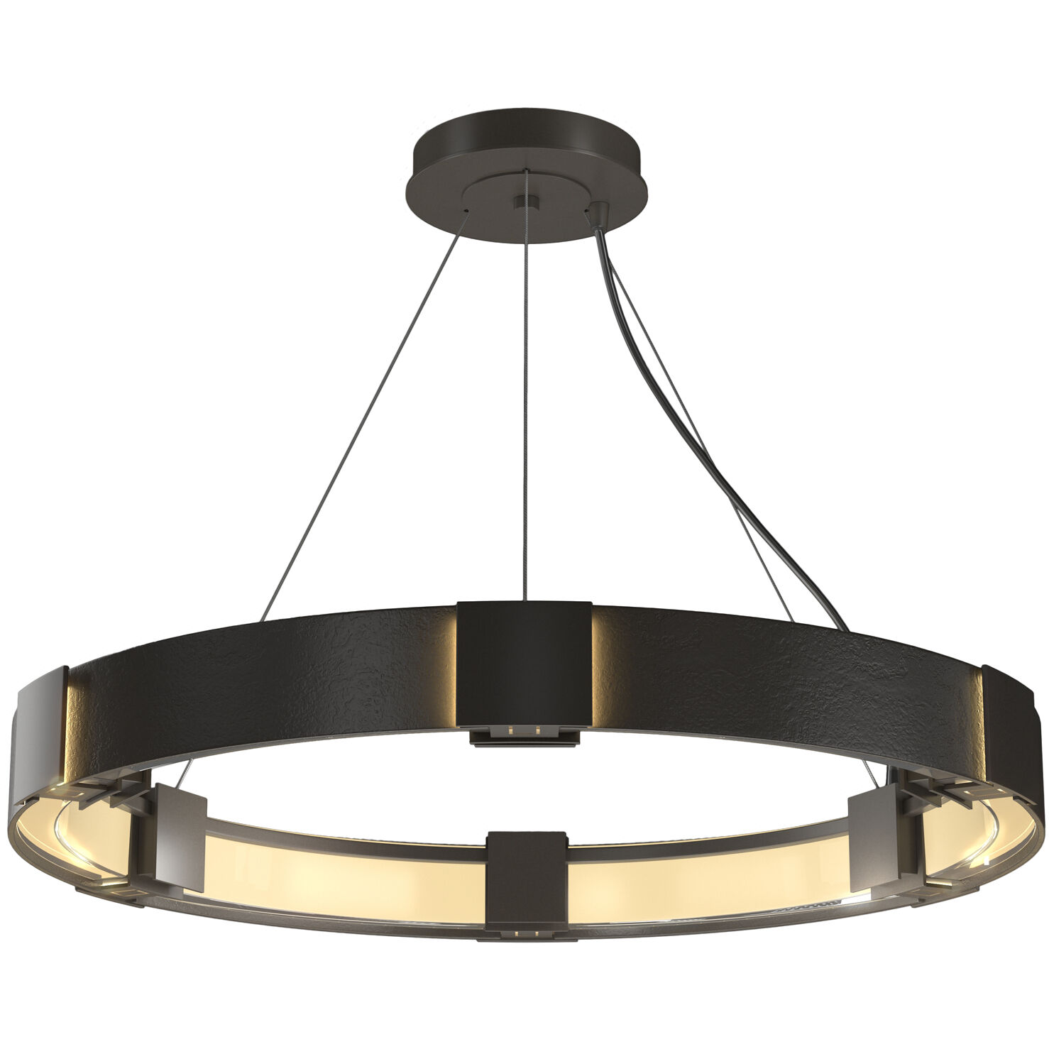 Aura 6 Light 28.9 inch Dark Smoke Pendant Ceiling Light