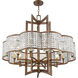 Grammercy 10 Light 34 inch Hand Painted Palacial Bronze Chandelier Ceiling Light