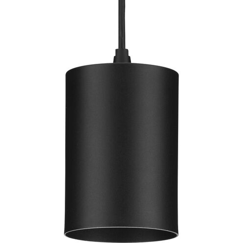 CYL RNDS LED 5 inch Black Outdoor Pendant, Progress LED