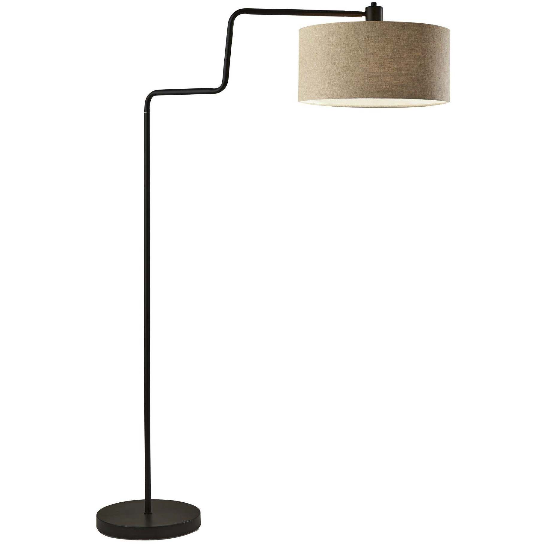 Jacob 57 inch 100 watt Antique Bronze Floor Lamp Portable Light