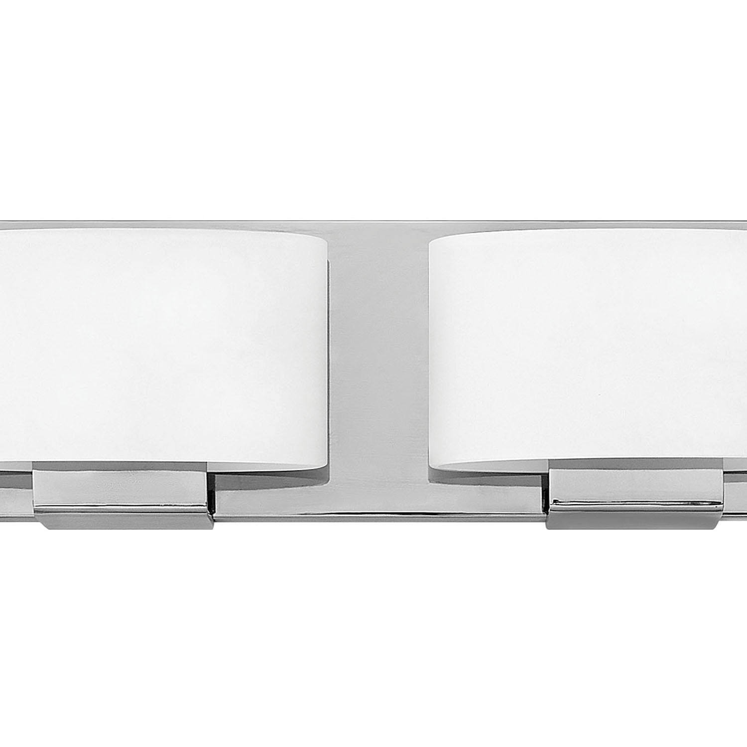 Mila 2 Light 16 inch Brushed Nickel Vanity Light Wall Light