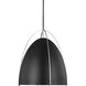 Sean Lavin Norman 1 Light 13.38 inch Chrome Pendant Ceiling Light