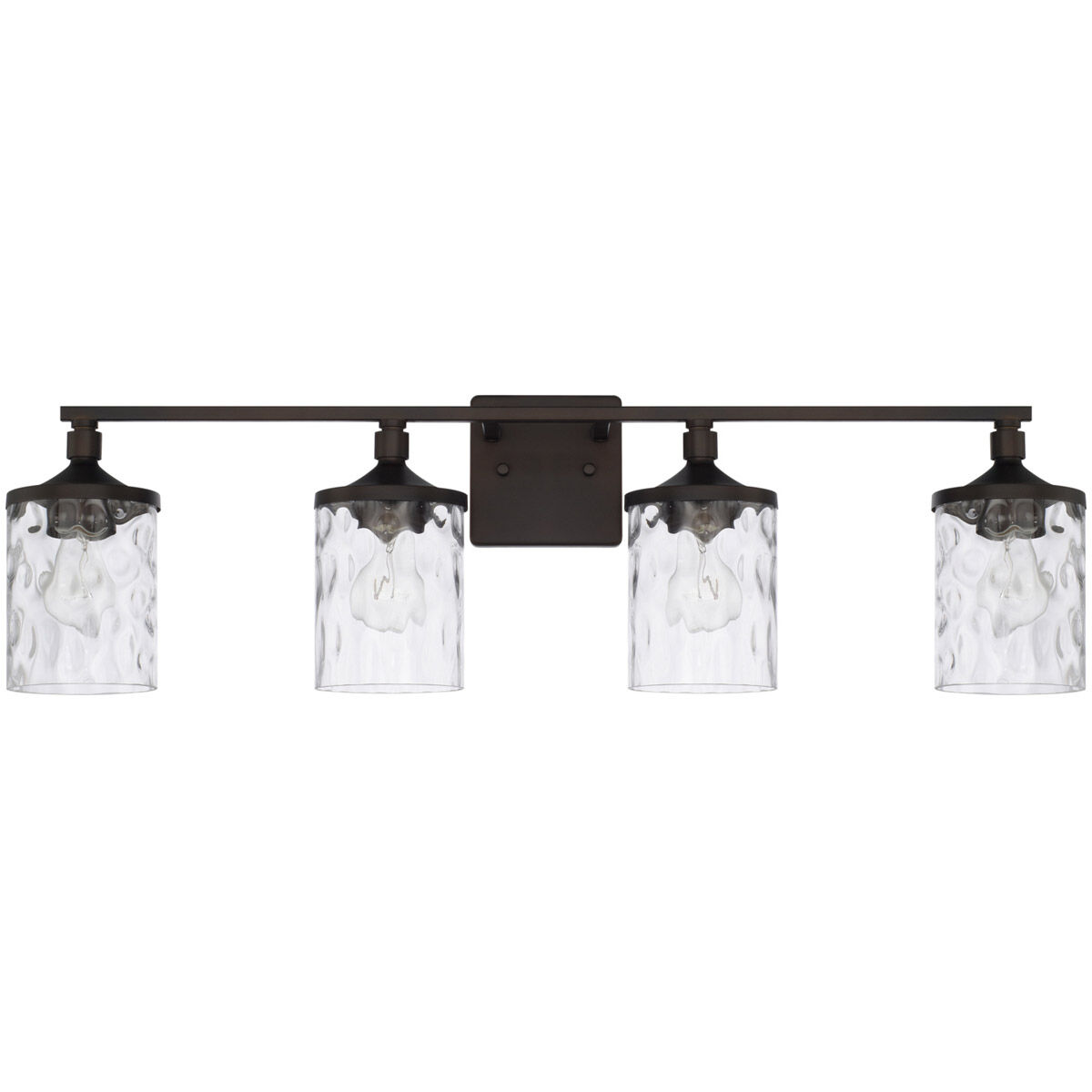 Colton 4 Light 34 inch Bronze Vanity Light Wall Light