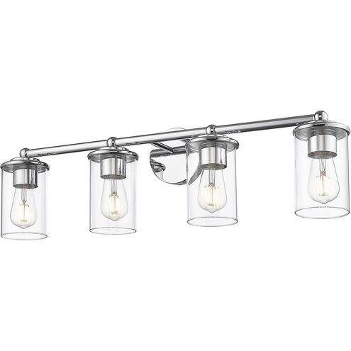 Thayer 4 Light 30.75 inch Chrome Vanity Wall Light