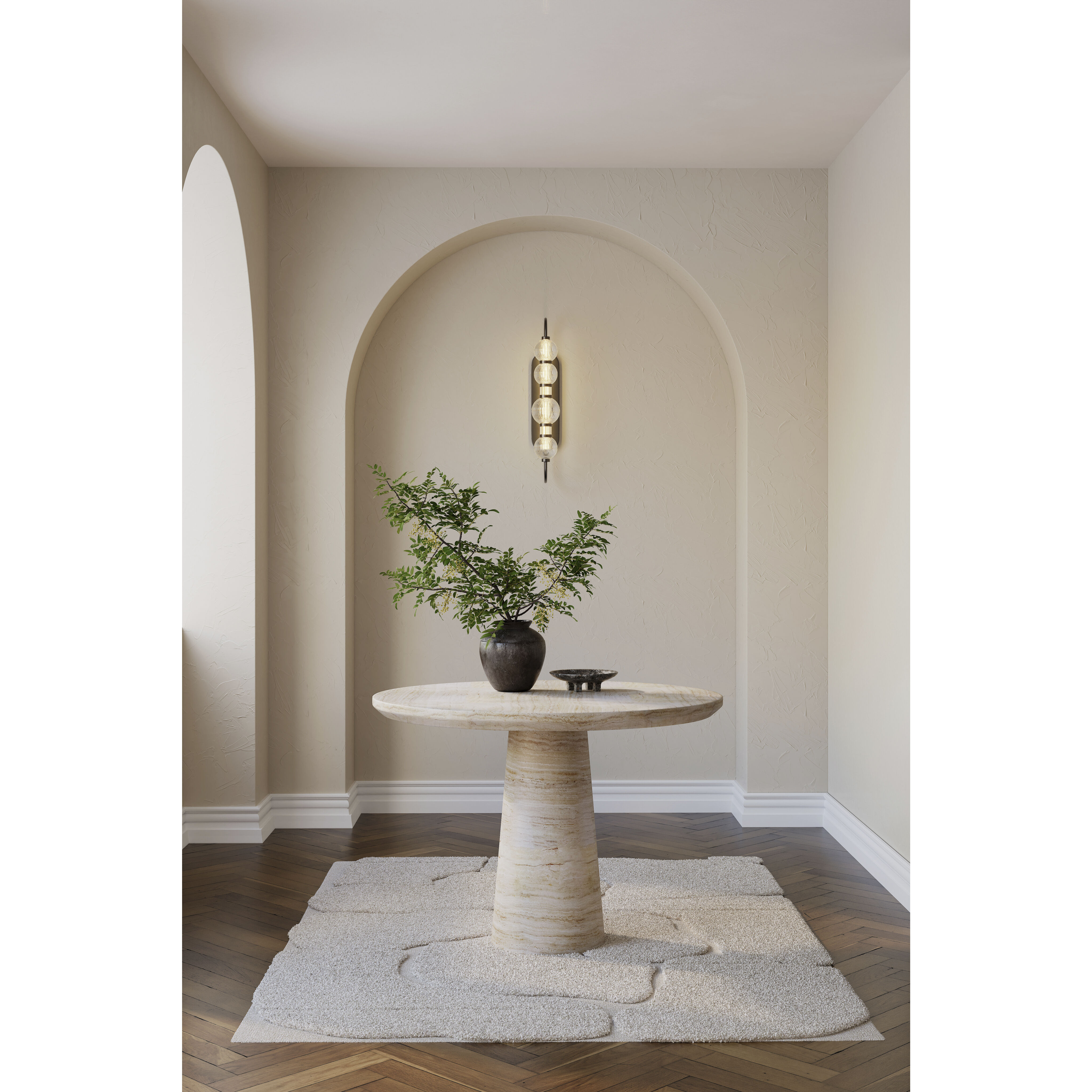 Cordel LED 5.25 inch Dark Matte Black Wall Sconce Wall Light