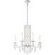 Siena 8 Light 30 inch White Chandelier Ceiling Light in Heritage