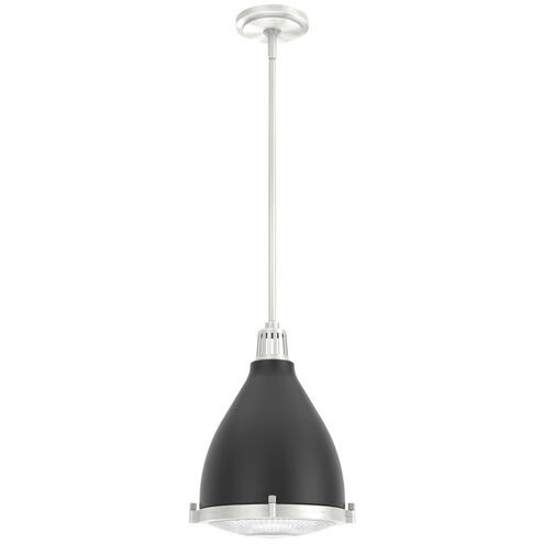 Bluff View 1 Light 10.25 inch Flat Matte Black Pendant Ceiling Light
