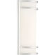 Lola 1 Light 7.25 inch Brushed Steel Wall Sconce Wall Light