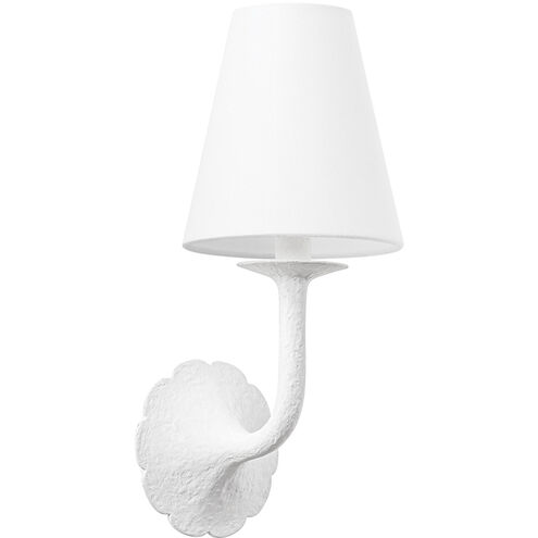 Winnipeg 1 Light 6.5 inch White Plaster Wall Sconce Wall Light
