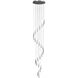 Meteor 28 Light 34 inch Brushed Aluminum Chandelier Ceiling Light
