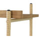 Four Tiers 44.1 X 18.1 X 9.8 inch Natural Shelf