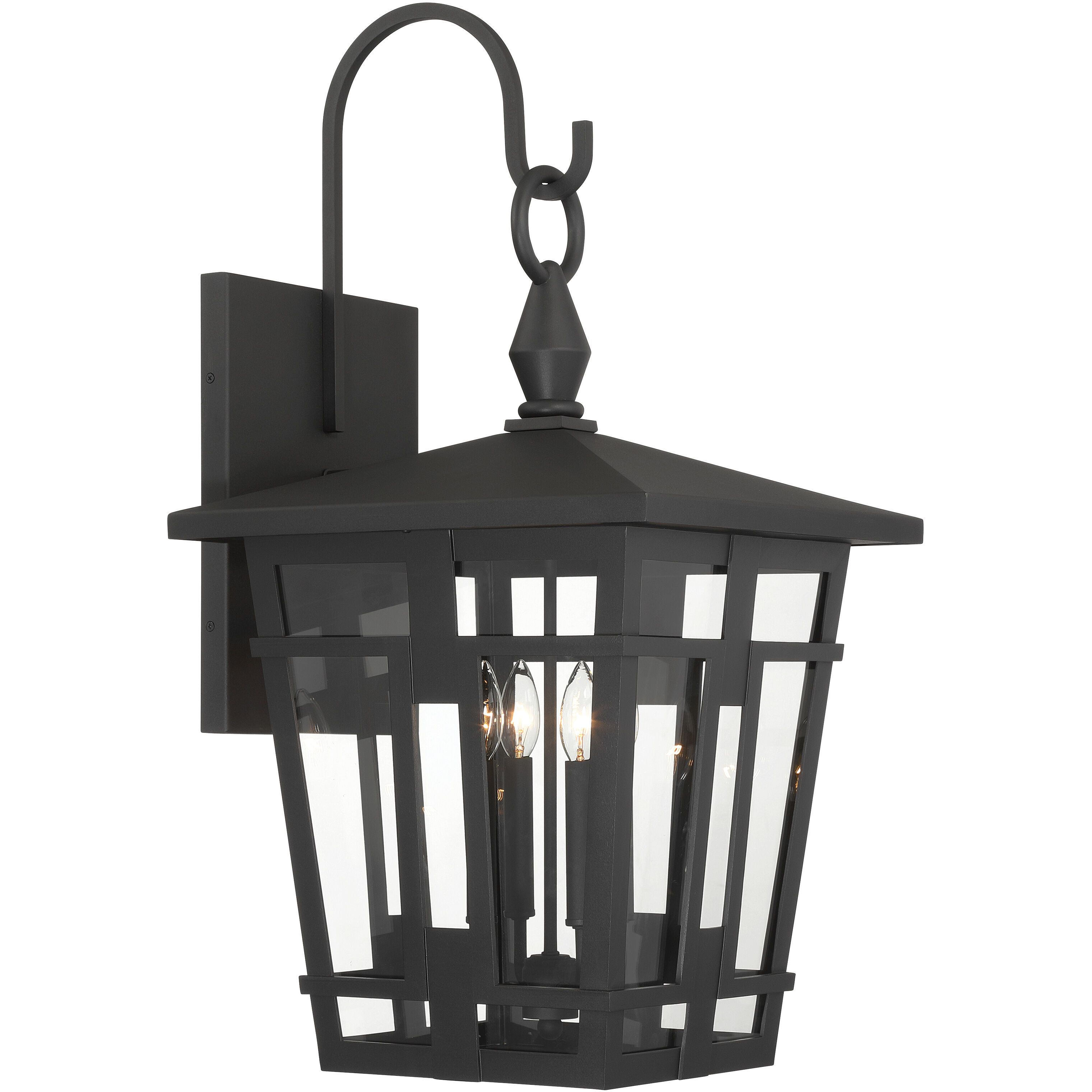 Fieldstone 4 Light 32 inch Sand Coal Outdoor Wall Sconce