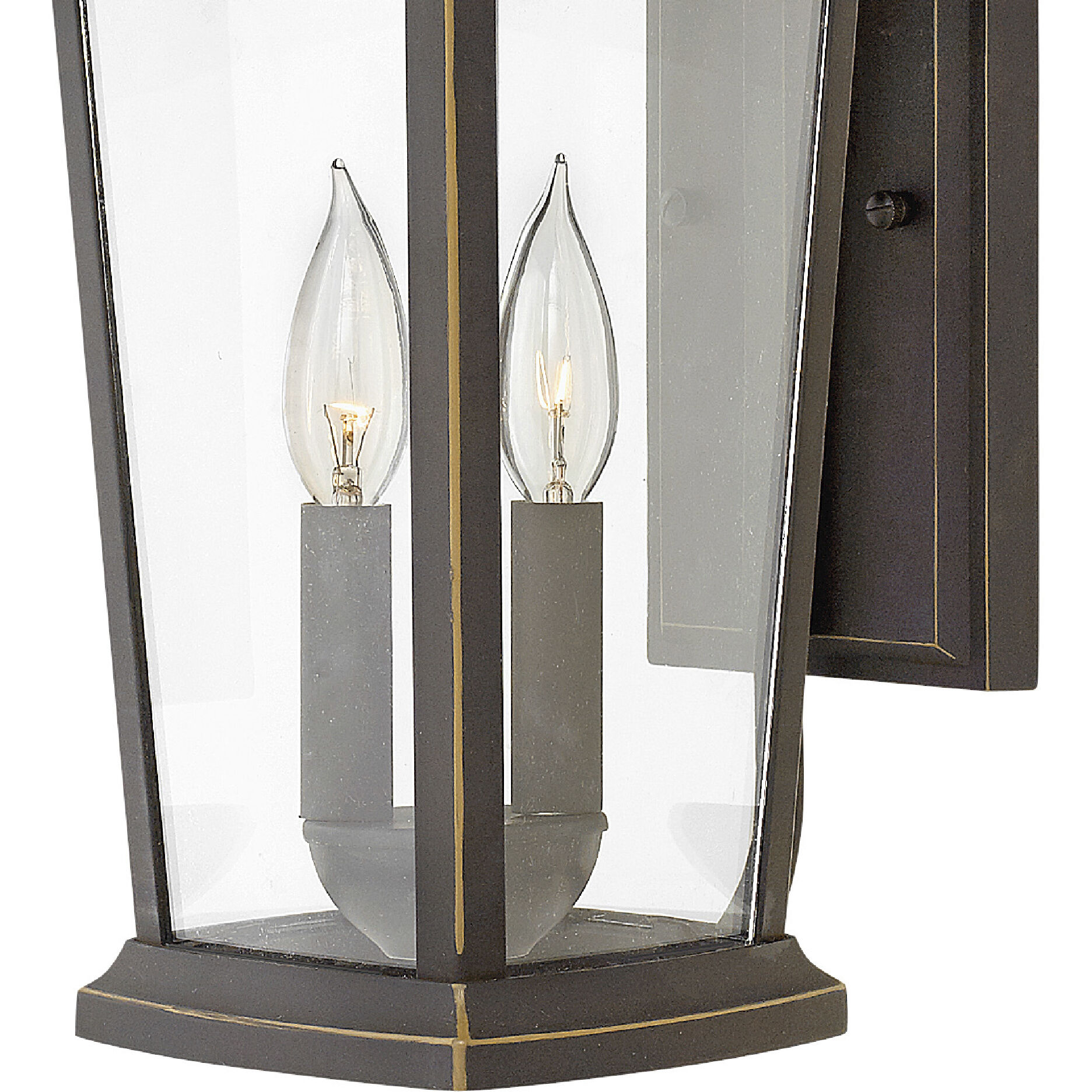 Bromley LED 20 inch Oil Rubbed Bronze Outdoor Wall Mount Lantern, Small