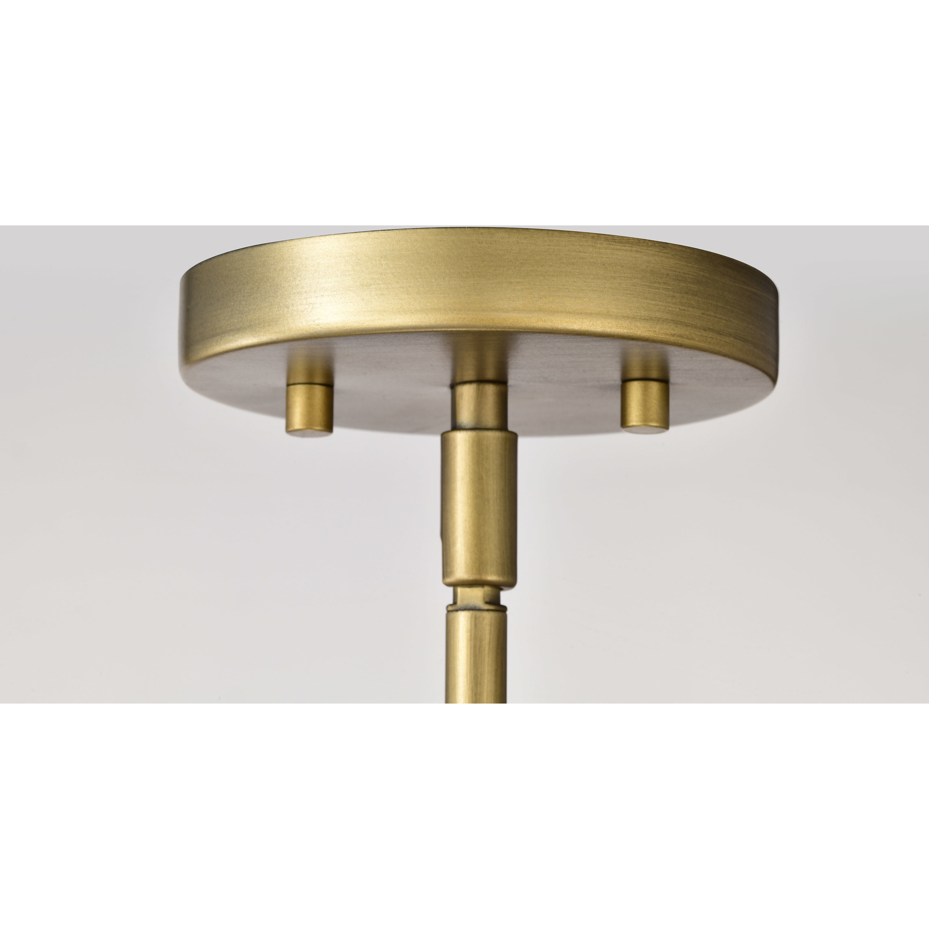 Roselle 3.75 inch Natural Brass Pendant Ceiling Light