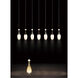 La Botella 7 Light 5 inch Deep Taupe / Brushed Aluminum Multi Pendant Ceiling Light