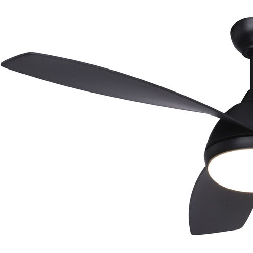 Odell 52 inch Black Ceiling Fan
