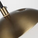 Leo - Hanging Globe LED 10 inch Satin Brass Pendant Ceiling Light