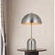 Peppa 20 inch 40.00 watt Brushed Steel Desk Lamp Portable Light