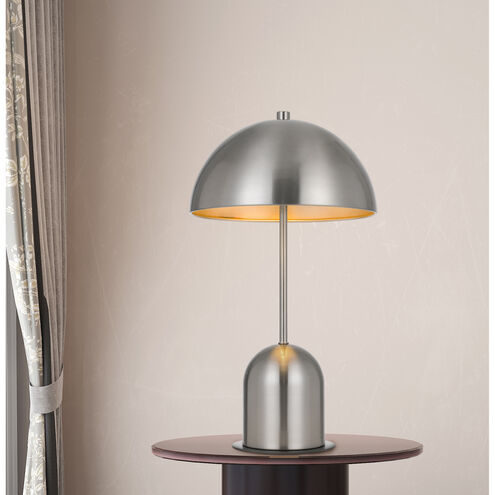 Peppa 20 inch 40.00 watt Brushed Steel Desk Lamp Portable Light