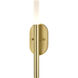 Fulton LED 4.25 inch Satin Brass ADA Wall Light
