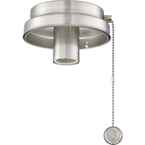 Fitters 1 Light Brushed Nickel Fan Light Kit