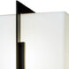 Matrix LED 18 inch Matte Black Outdoor Wall Sconce