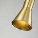 Etoile 1 Light 5.25 inch Aged Brass Pendant Ceiling Light, Small