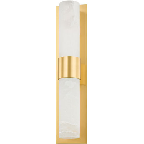 Stowe 2 Light 4.75 inch Aged Brass Wall Sconce Wall Light