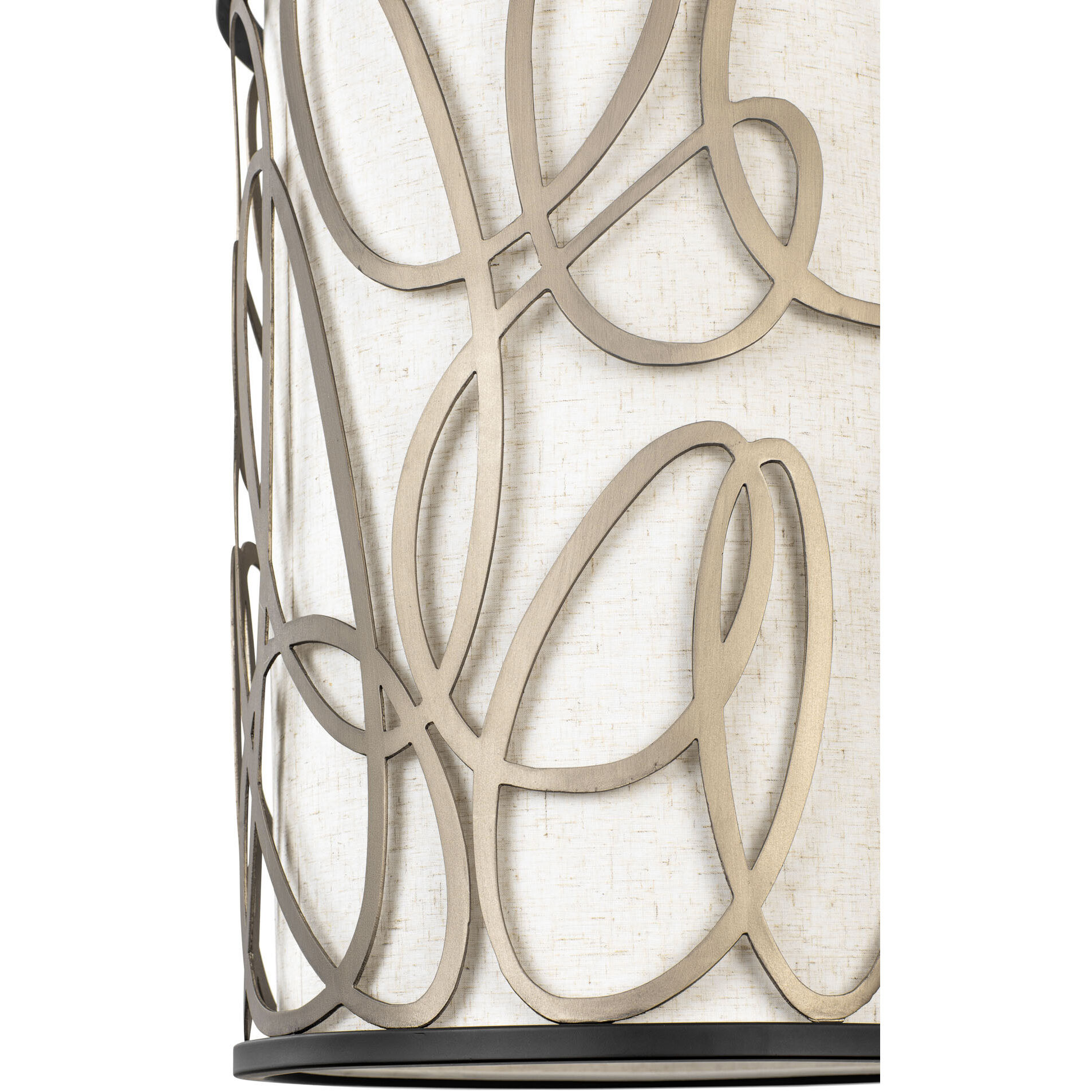 Scribble 6 Light 16 inch Matte Black with Artifact Foyer Pendant Ceiling Light, Smithsonian Collaboration